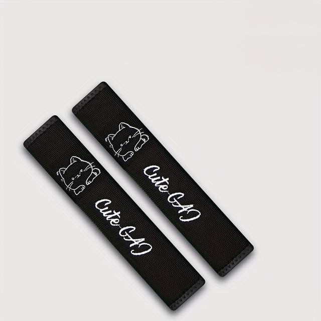 TEMU 귀여운 곰과 하트 디자인의 2팩 50cm/19.69인치 자동차 안전벨트 어깨 패드 - 모든 차량에 적합한 부드럽고 통기성 좋은 방충 스트랩, 운전자 및 승객을 위한 사계절 편안함