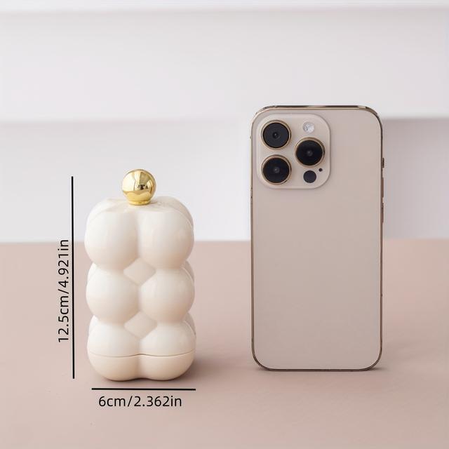 TEMU 1pc Silvery, Black, Beige, Golden Toothpick Holder Storage, Halloween Christmas Toothpick And Dental Floss Holder, Decorative Ornament, Toothpick Storage Box