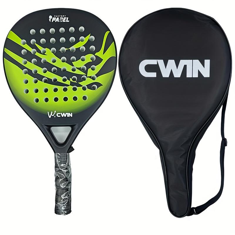 TEMU Padel Racket Tennis Carbon Eva Face Tennis Paddle Racquet With Paddle Bag, Suitable For Tennis Lovers