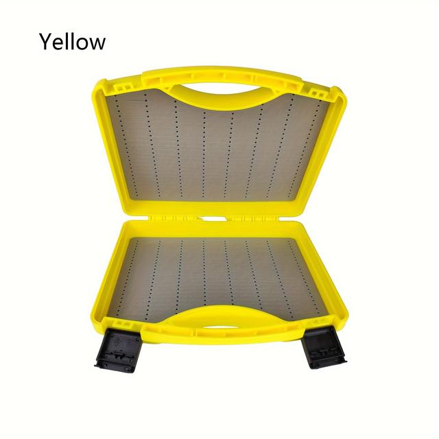TEMU Sports Große Streamer-Fliegenbox mit Klickverschluss, Aufbewahrungsbox, Bootfahren, Fliegenfischen, Jigkopf-Box, 9.68 x 7.2 x 2.56 Zoll/24.2 x 18 x 6.4 cm (1 Stück)