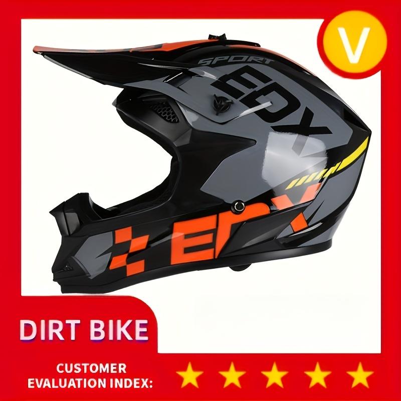 TEMU Dirt Bike Motorcycle Helmet For Men And Women In All