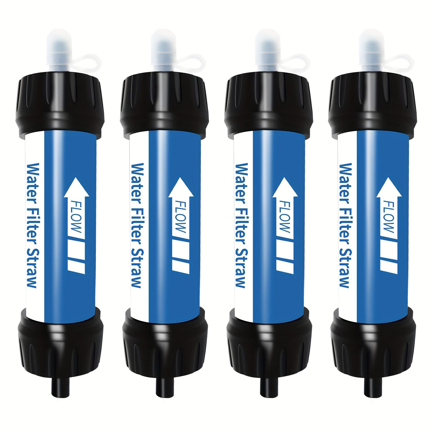 TEMU 2pcs/4pcs, Personal Water Filter Straw Mini Water Purifier Survival Gear For Hiking, Camping, Travel And Emergency Preparedness
