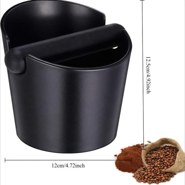 TEMU Кавова коробка для віджиму, антиковзний відро для залишків, професійний інструмент , міцний, унікальний , аксесуари для кав'ярень, безшовне рішення для подрібнення та очищення