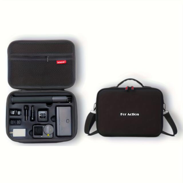 TEMU Compatible For Dji Case - Eva Protective Carrying Bag With Shoulder Strap, Compatible For Accessories, Travel & Outdoor Protective Bag () | Compatible With Dji