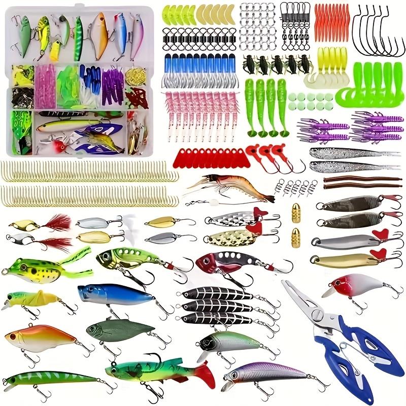 TEMU 300-teiliges WEIHE Angelköder-Set, Angelzubehör-Set, mehrschichtiger Fischköder-Set