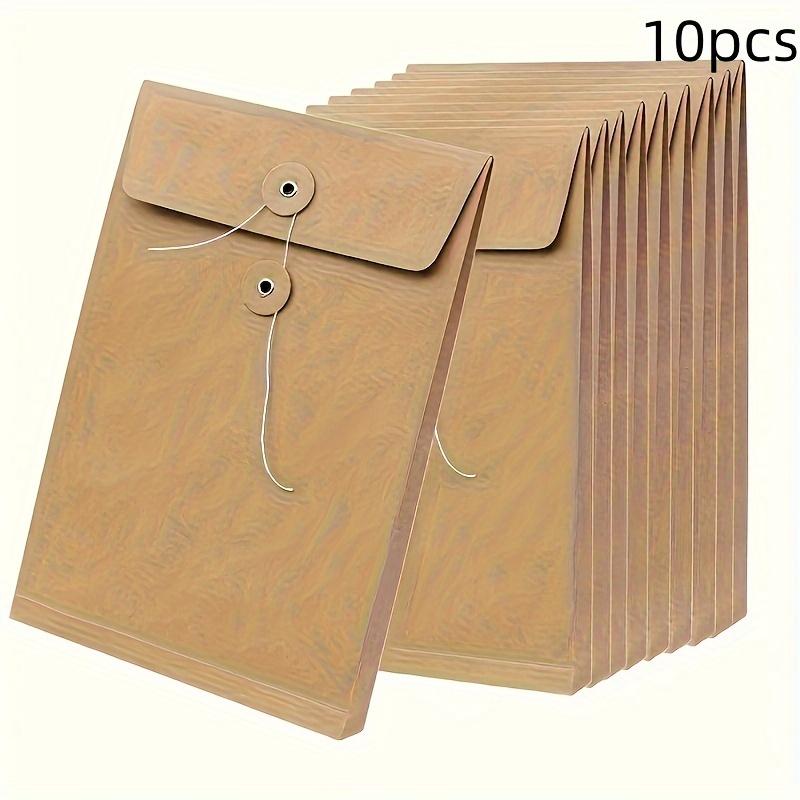 TEMU 10 carpetas de papel , organizador de documentos, bolsa de almacenamiento de documentos de trabajo