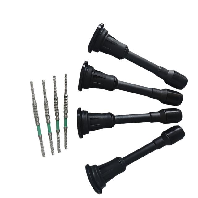 TEMU 4pcs Ignition Coil Spark Plug Connector High Voltage Rod Cable 22448-ja00c 22448-ed000 Suitable For /for Ma//xuan Yi//march/navara/qashqai/tiida////xiaokai/sunshine//for /