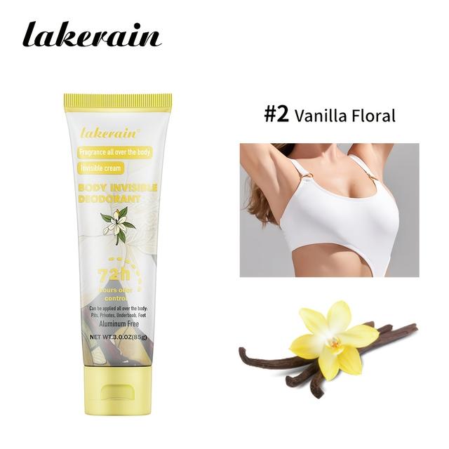 TEMU ديودورانت غير مرئي للجسم من ليكرين، عطر لجميع أجزاء الجسم، يمكن استخدامه على جميع أجزاء الجسم، أخضر، عطر الفانيليا الزهري، خيار أخضر، عطر النعناع، خالٍ من الألومنيوم، 3.0 أوقية