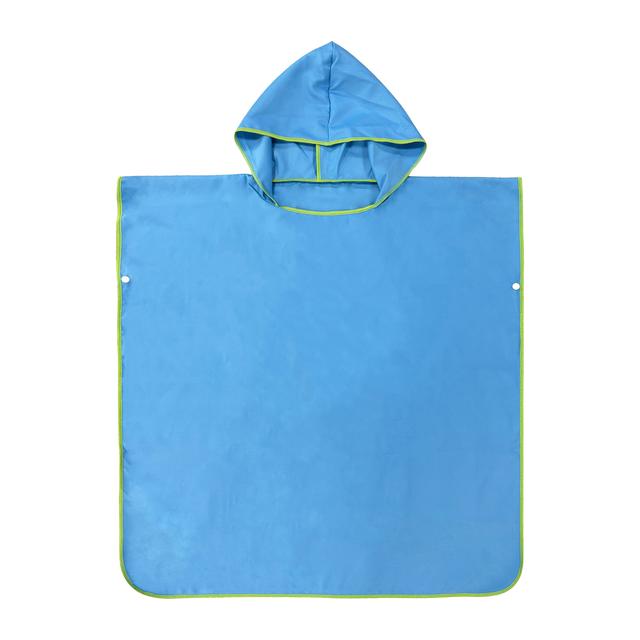 TEMU 1 szt. Mikrofibrowy Szlafrok z Kapturem do Przebierania, Suszenia po Pływaniu, Idealny do Surfingu, Pływania, Podróży, Kempingu, Basenu, Wanny, 80*70 cm/31*27,5 cala