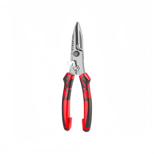 TEMU 1 szt. Profesjonalne nożyce przemysłowe: Cięcie metalu o wysokiej wytrzymałości z ostrymi ostrzami, odpowiednie do stali, blachy, drutu, pokryć dachowych - do użytku komercyjnego i domowego -