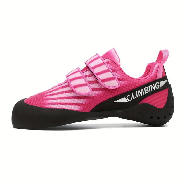 TEMU New Arrival - Climbing Shoe With Hook & Loop Closure, Rubber Base, Microfiber Upper, Training Shoe For Indoor & Outdoor Climbing, Climbing Shoe||hookandloop Closure