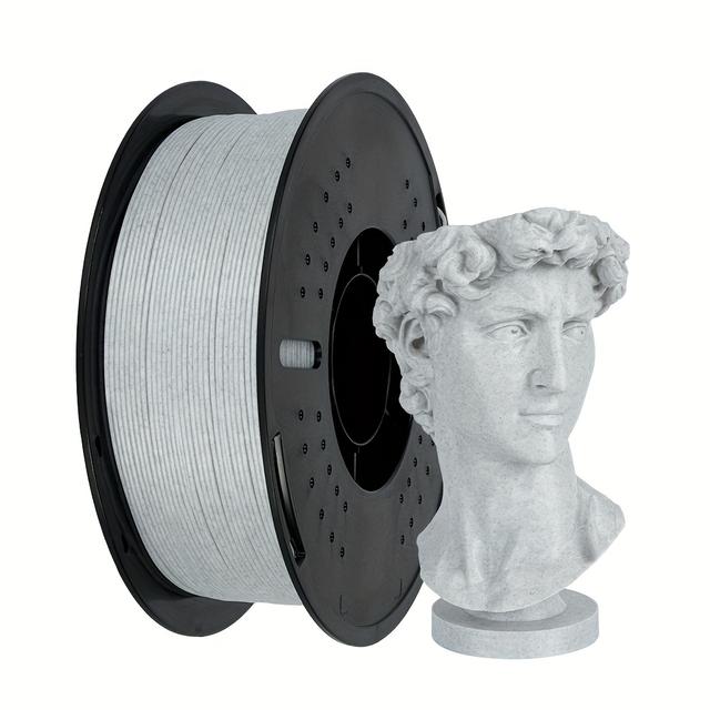 TEMU Hochwertiges 1KG Marmor PLA 3D-Drucker Filament 1.75mm ohne Fehler Kompatibel mit den meisten FDM 3D-Druckern