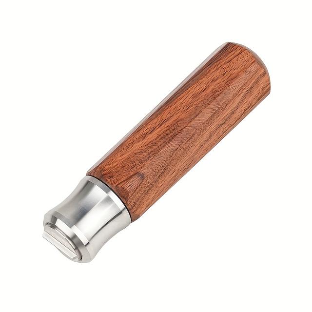 TEMU 1pc Hand Plane Blade Cover Removal Tool - Steel Slotted Screwdriver With Ergonomic Wooden Handle For Secure Planer Blade Cover Removal In Woodworking, Planer Blade Cover Tool, Durable Metal Tip