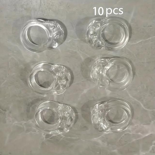 TEMU Set Of 10 Soundproof Bumpers For Door Handles, Wall-mounted, Designed To Prevent , Suitable For Cabinet Door Locks, Silicone Pads For , And Door Stoppers