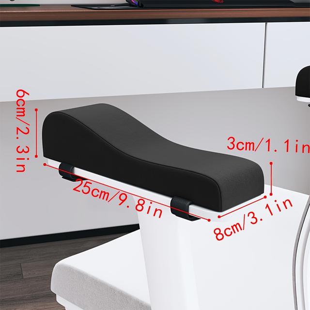 TEMU 2pcs Office Chair Armrest Cushion Set, Armrest Cushions For Chairs That Tied To Chairs, Soft Armrest Pads Comfortable Office Chair Armrest Cushions