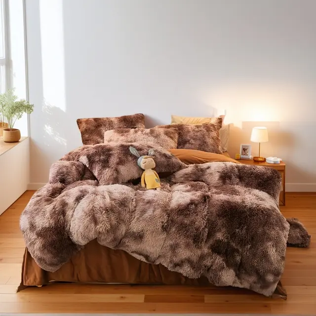 TEMU 3pcs Luxury Winter Set For Halloween And Christmas, Including A Quilt Cover And 2 Pillowcases (pillow Cores Not Included). Machine Washable, Living Rooms And Bedrooms