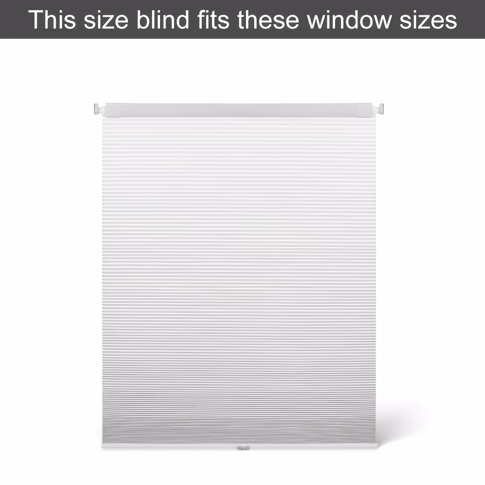 TEMU 1pc Tool Free, Hole Free Honeycomb Curtain, 100% Full Blackout Honeycomb Curtain, Home Pleated Insulated Curtain, Suitable For Bedrooms, Living Rooms, Offices