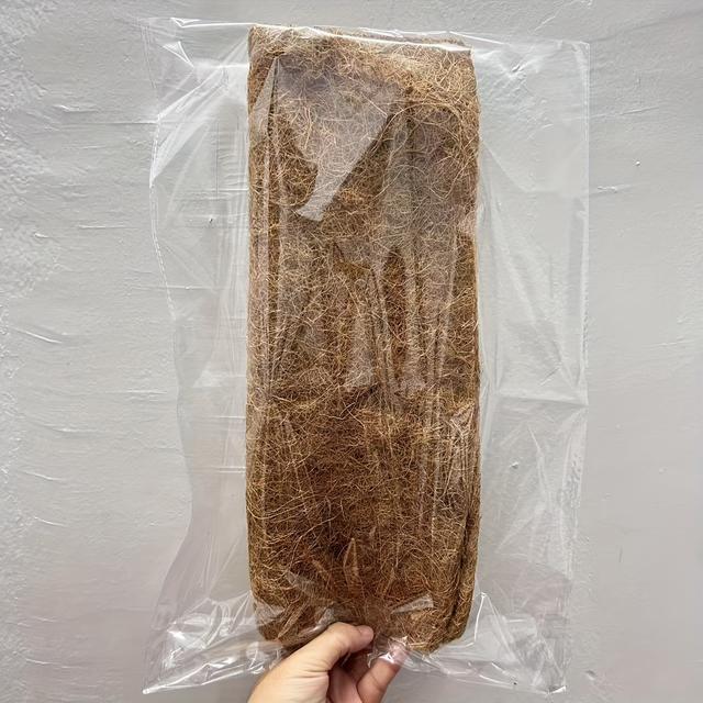 TEMU Kokosfaser-Unterlage, 20x80 Zoll Natürliche Kokosmatten für Pflanzkübel, Blumenkörbe, Reptilienteppich, Natürliche Kokosfaser-Matte, Gartendekoration, Tierunterlage, Schneematte