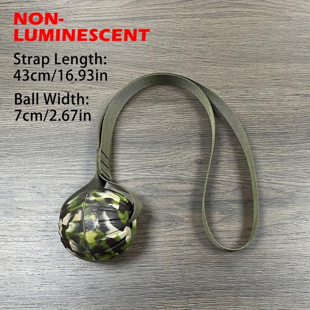 TEMU Webbing-Stil Seil Hund EVA Schwimmkugel, Kugelförmiges Hundespielzeug