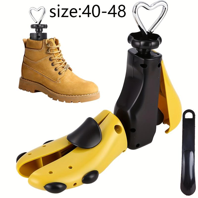 TEMU Schuhbaum mit Schuhstecher, verstellbarer Stiefeldehner für Damen und Herren, 4-Wege Schuhdehner aus Kunststoff und Metall, ideal für Sneaker, Stiefel und Reisen