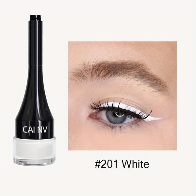 TEMU Cainv Eyeliner Cream - Waterproof, Long-lasting, Colorful Eyeliner Pencil Tip, Transfer-resistant Eyebrow & Lip Liner, Eyebrow Liner|fine Tip Liner|transferresistant Liner