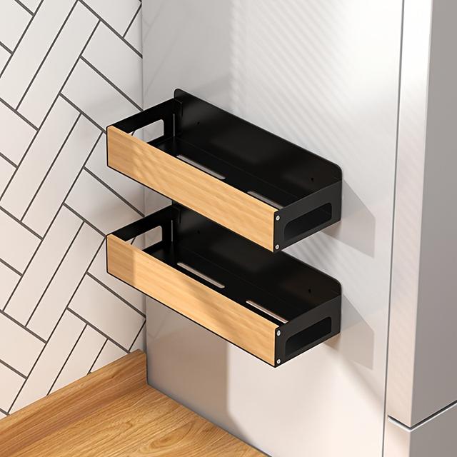 TEMU 1/2 قطعة، منظّم مغناطيسي للثلاجة والغسالة والمايكروويف، حامل متعدد الاستخدامات