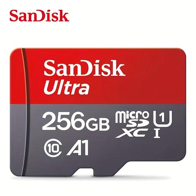 TEMU Cartões Micro SD Ultra Sandisk Autênticos Disponíveis em Capacidades de 32GB, 64GB, 128GB e 256GB, Com Desempenho C10 de Velocidade, Adequados para Telemóveis