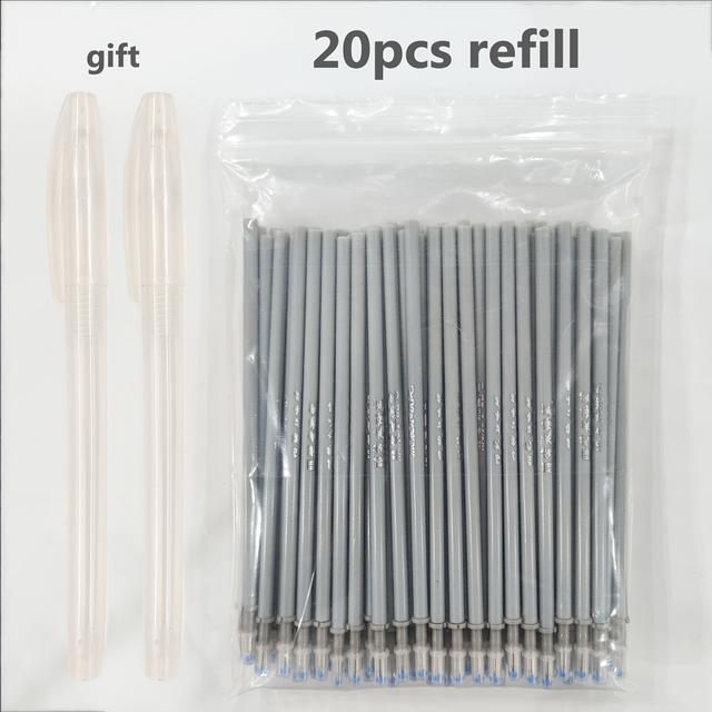 TEMU Set Of Sea 80/40/20pcs Water Erasable Leather Temporary Marking Pen Sewing Drawing Line Marking Pen Silvery Gray Leather Marking Pen