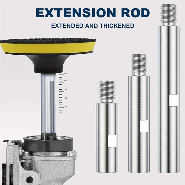 TEMU 3 szt. Przedłużka do szlifierki kątowej 3/4/5.5 cala M14, przedłużka do szlifierki kątowej z aluminium, przedłużka łącząca do polerki i szlifierki