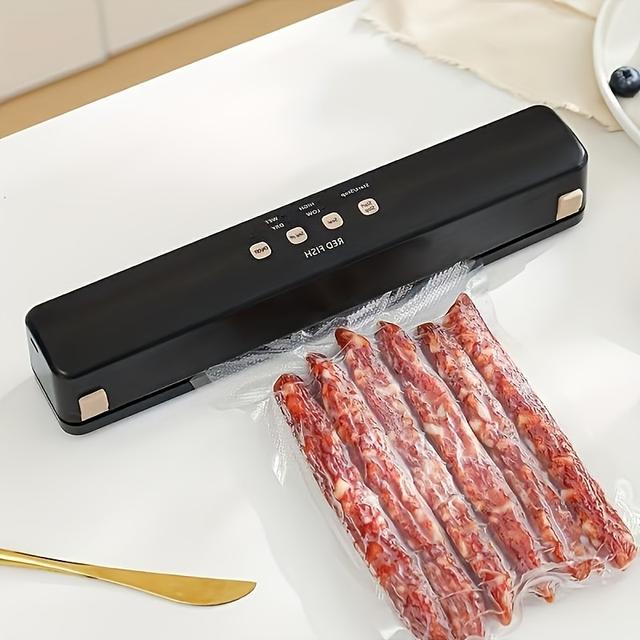 TEMU Wireless Vacuum Sealing Machine, Small Household Food Preservation Packaging Machine, Fully Automatic Plastic Sealing Machine, Compressor, Suitable For Holiday Gifts, Halloween, Thanksgiving