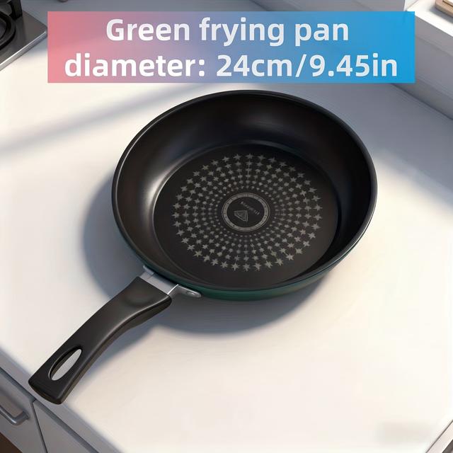 TEMU Versatile Frying Pan With Lid - Dishwasher Safe, Cast Iron For Gas & Induction Stoves, Perfect For Healthy Cooking