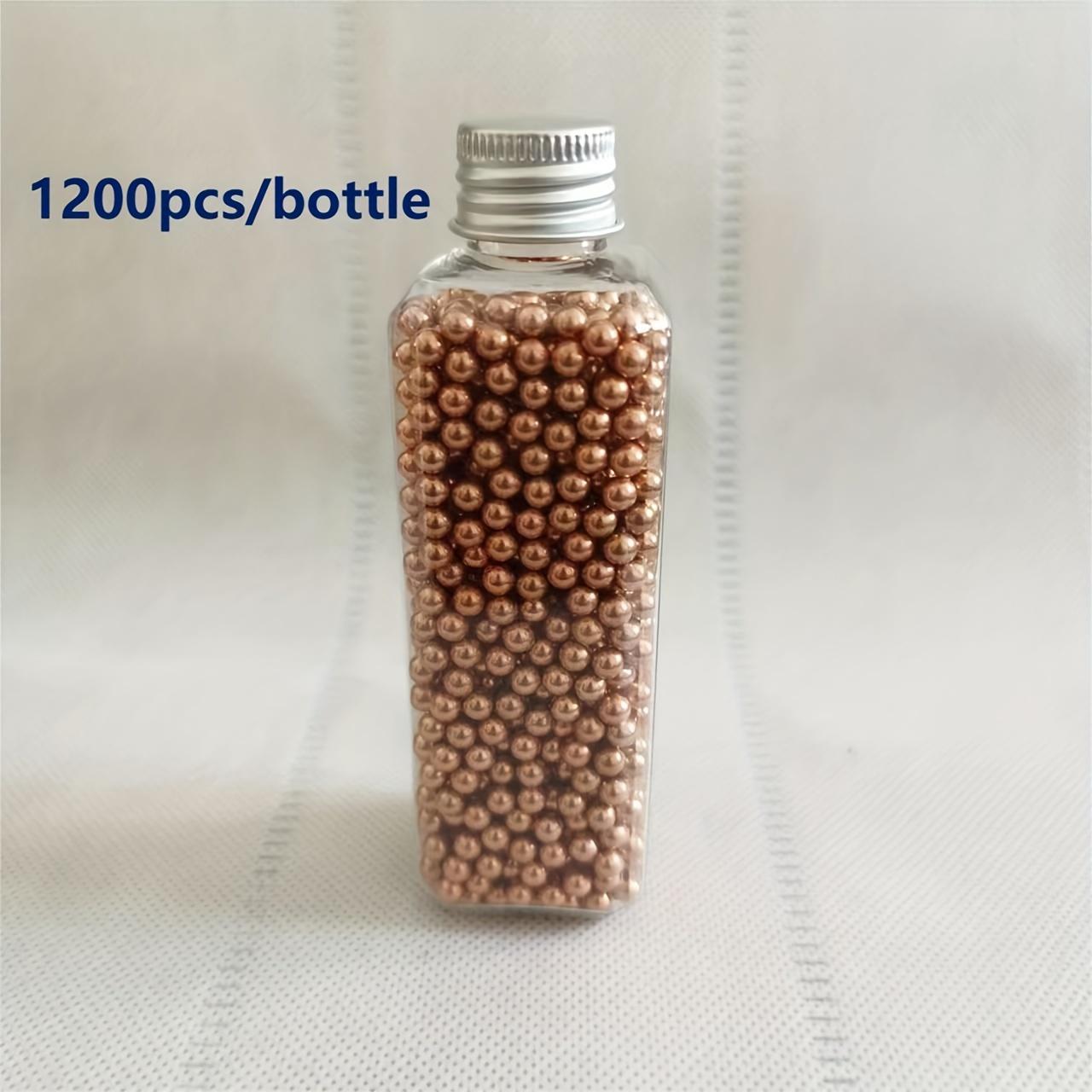 TEMU 1200pcs/bottle, 4.5mm/0.177in Copper-plated Steel Balls, Balls,