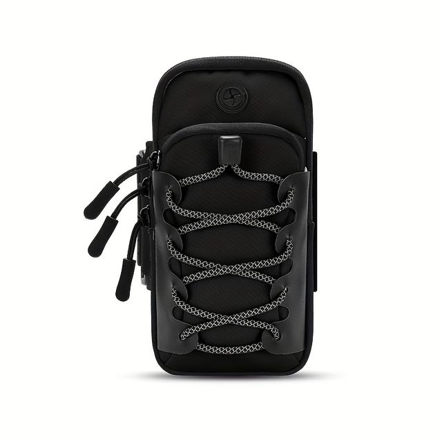 TEMU Running Phone Arm Bag For Women And Men, Suitable For Sports And Fitness, Outdoor Travel Arm Strap, Casual Nylon Phone Pouch, Safely Store Your Phone While Exercising