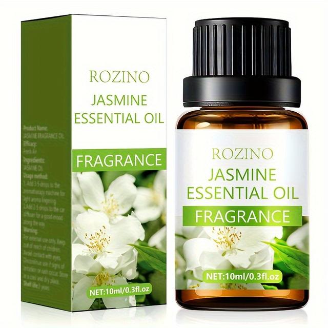 TEMU Jasmine Fragrance Oil, Essential Oil Suitable For Crafting Candles And Soaps, For Bathing, Ambiance, And Making Perfume Oil