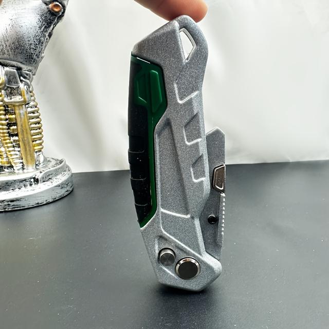 TEMU Hoogwaardige Zinklegering Multifunctionele Vouwgereedschap | Draagbaar EDC Handvat voor DIY Projecten | Duurzame Hoogwaardige Constructie, Alleen Handvat (Geen Mes)