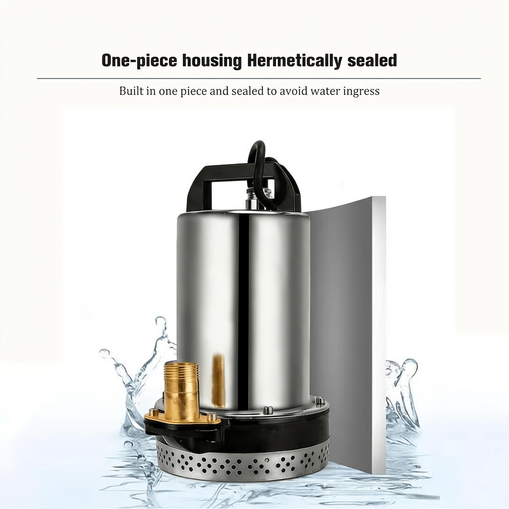 TEMU 12v 150w Electric Submersible Pump For Agricultural Irrigation, 1-inch Outlet For Small Deep Wells