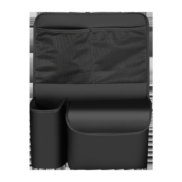 TEMU Premium SUV Kofferbak Organizer | Opvouwbare en Verstelbare Opbergbox met PU Leer, Meerdere Vakken | Geschikt voor Auto/Voertuig Interieurruimte