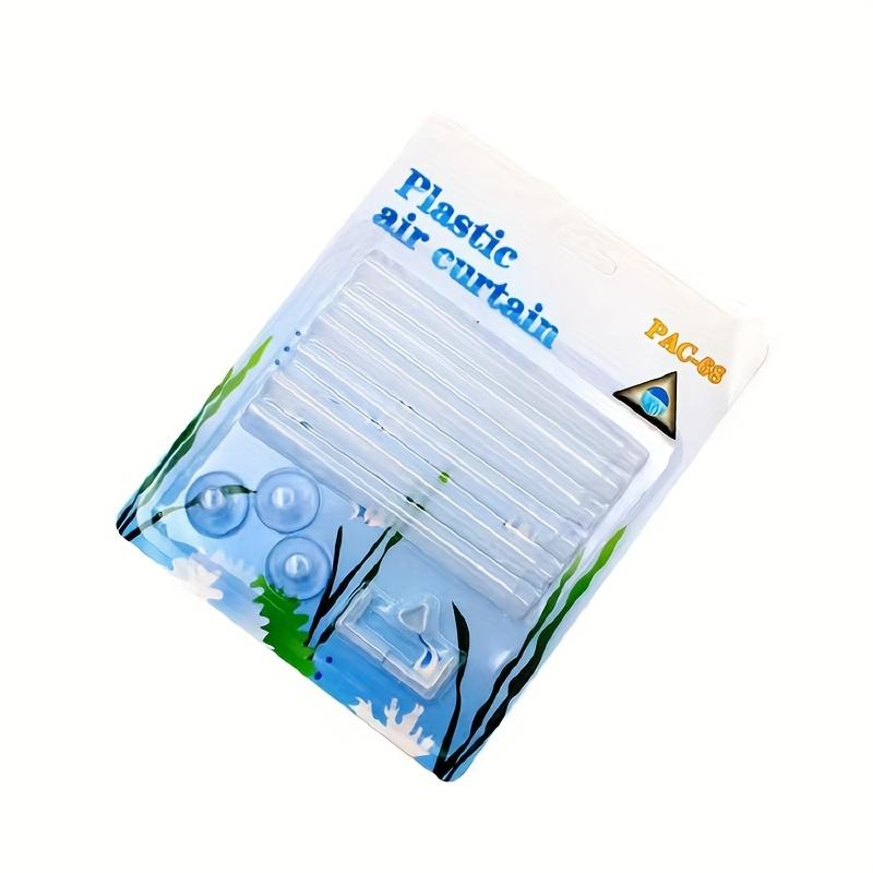 TEMU Plastic Air Curtains Designed For Aquariums, Oxygenation Pump Additions Feature Spliced Strips With Suction Cups To Improve Water Quality And Oxygen Levels For All Types Of Fish, Without Battery