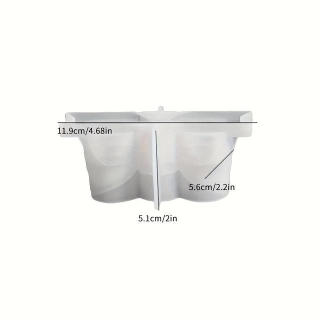 TEMU Diy Silicone Mold For Making Decorative Bows And Candle Holders - Valentine's Day Aromatherapy Candles And Plaster Decorations, Craft Molds For Home Decor