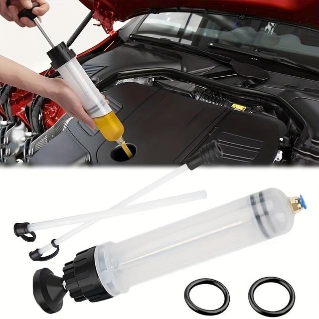 TEMU 500cc Oil Extractor Pump - Powerful Fluid Syringe For Cars, Engines, Lawn Mowers & More - Durable With Measurement - Perfect Father's Day Gift