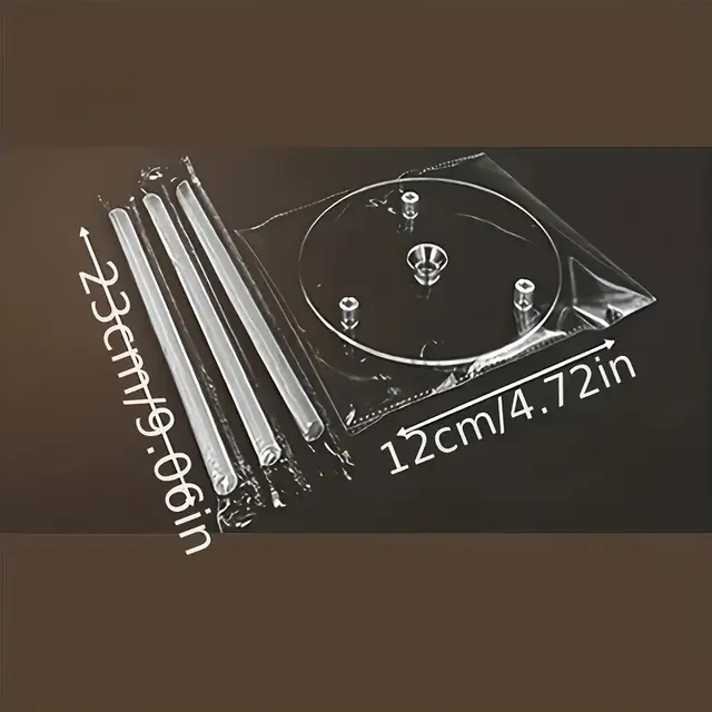 TEMU Yuhuphyllic Cake Dowel Set, Includes Cake Dowels And Cake Boards, Designed For Tiered Cakes, Plastic Cake Support Rods For The Structure And Stacking Of Wedding Cakes