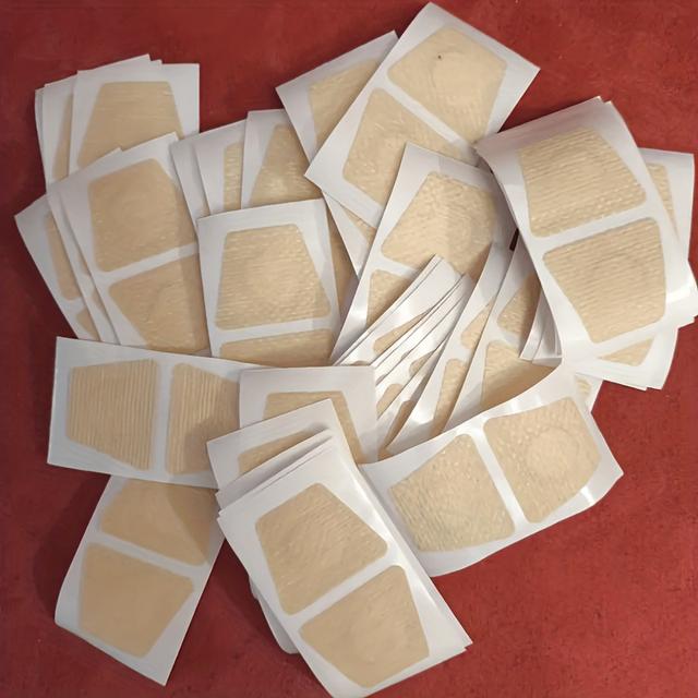 TEMU 100 sztuk Płatków do Paznokci z Olejkiem z Drzewa Herbacianego - Naturalne, Oddychające Naklejki na Paznokcie U Rąk i Nóg, Niewidoczne Naklejki (Bez Kleju), do Salonu, Łatwa Aplikacja