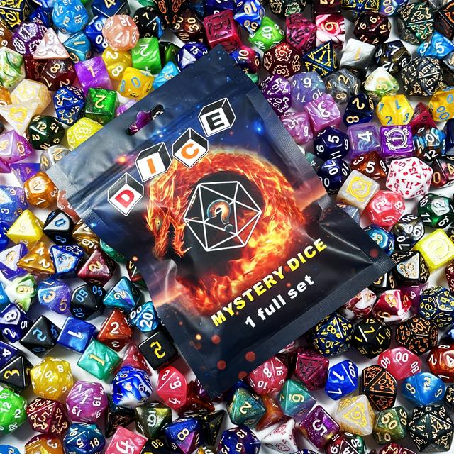 TEMU 9/18pcs /suitable For /rpg-mtg/ Role-playing Board Games/d20, D12, D10, D100, D8, D6, D4/ Easter/halloween/christmas Gifts