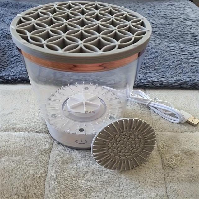 TEMU Makeup Brush Washer & Dryer With Fast Drying System, For Home & Travel, Ideal Gift For Women & Beauty Tools Care