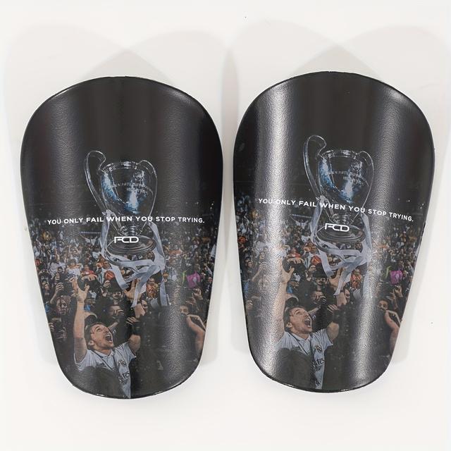 TEMU 1 Pair Of Shin Guards For Football, Suitable For Teenagers And Adults, Featuring Personalized Match Protection Pads And Protective Football Gear For Players
