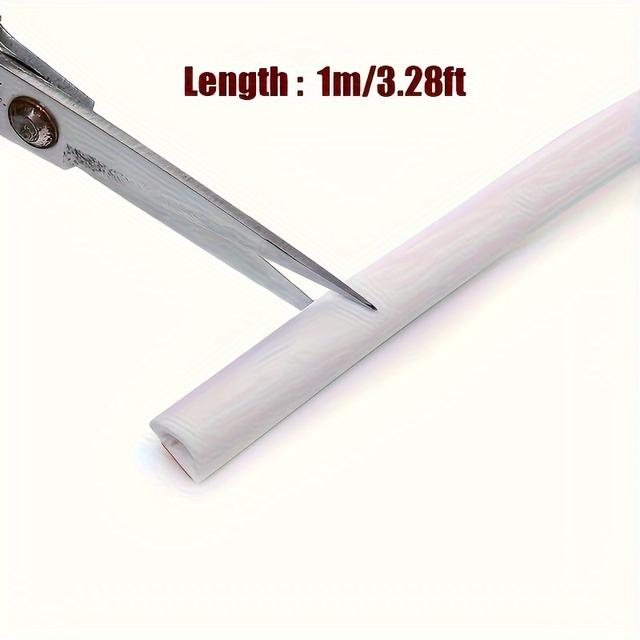 TEMU . selbstklebender aus Kunststoff - D14 Bogenförmiger PVC-, flammhemmender flexibler Kabelverberger mit starkem Rückenkleber, nichtmetallischer lackierbarer Kabelorganisator