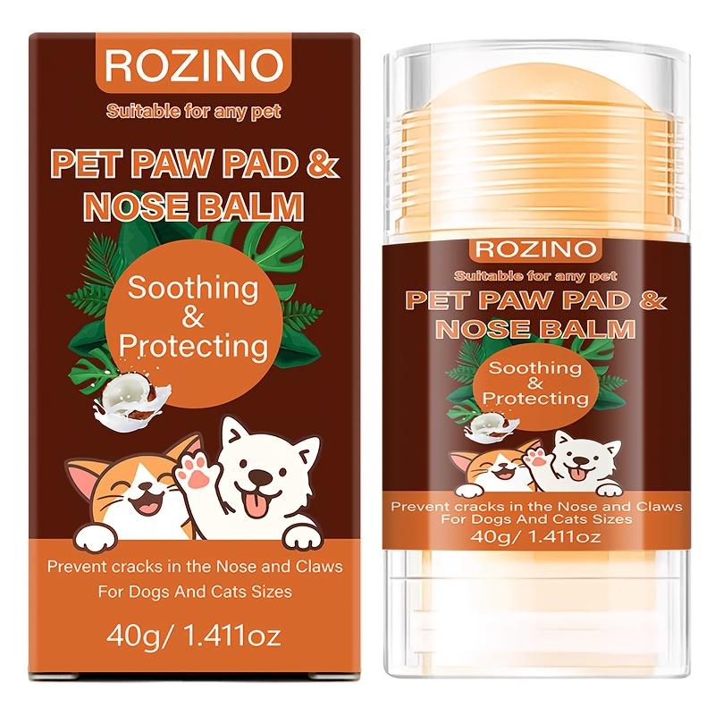 TEMU Rozino Pet Care Stick | Moisturizing, Deodorant, Clean, Smooth, Suitable For Cats And Dogs, Contains Coconut Oil And Nuts, Dry, Cracked Paws, Protects From Heat