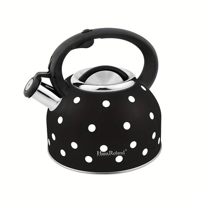 TEMU 2.5l Stainless Steel Kettle Suitable For Gas And Induction Cookers, Automatic Kettle