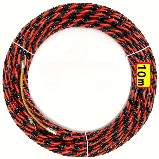 TEMU A Type Of Electrician's Pulling Tool Made From Steel, Featuring A Non-woven Structure, Durable Metal Connectors, And Flexible Materials That Facilitate Easy Insertion And Removal Of Cables
