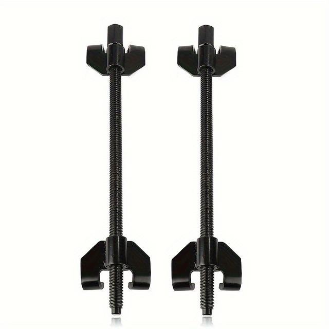 TEMU 2-teiliger Stoßdämpfer-Federkompressor 250 mm, 39 * 8.5 * 5.5 cm Spiralfeder-Kompressorwerkzeug, Spiralfeder-Kompressorsatz, 2-teiliger Stoßdämpfer-Satz in Schwarz